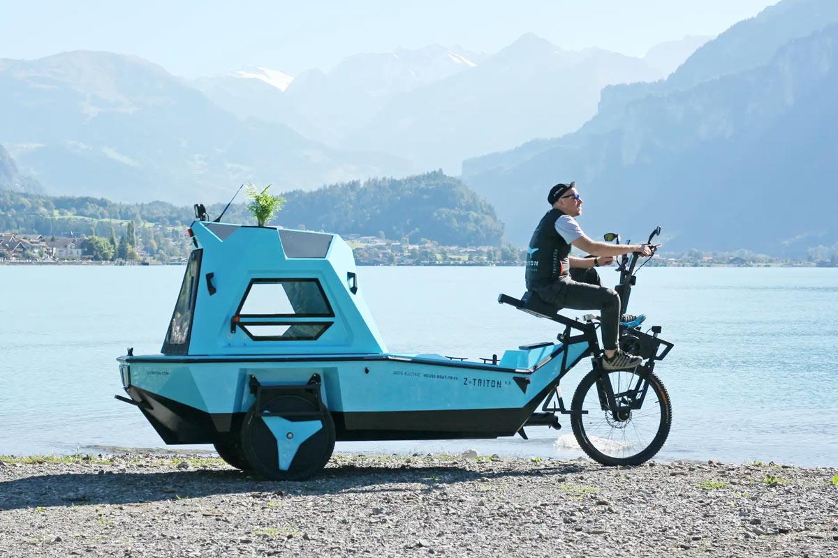 La bicicleta eléctrica de tres ruedas que acumula más energía para viajar  por la montaña